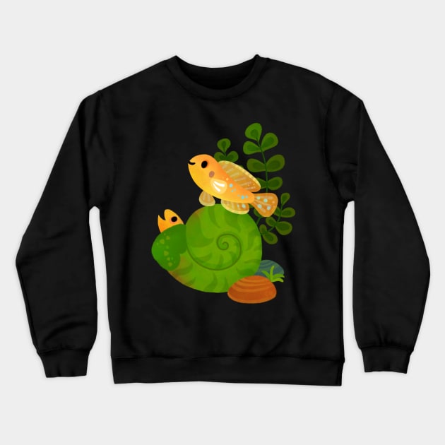 Shell Dwellers - Lamprologus Ocellatus Crewneck Sweatshirt by pikaole